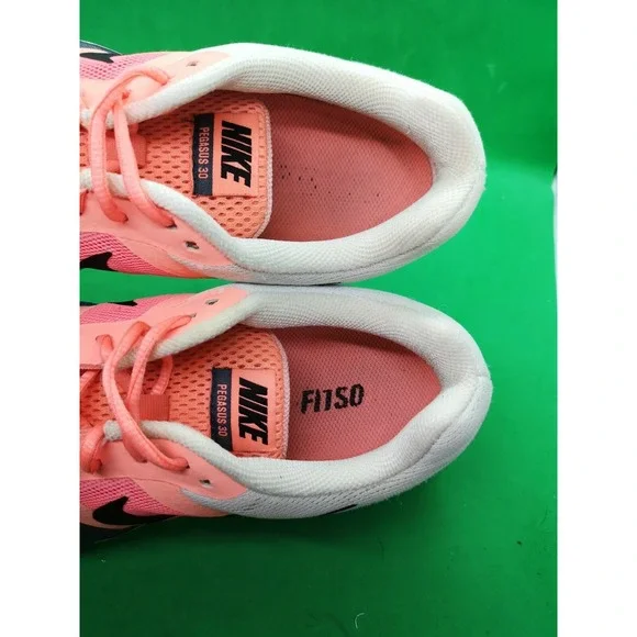 Nike Pegasus 30 Womens Size 11 Running Shoes Gray Coral Pink 602698-604 - Picture 9 of 12